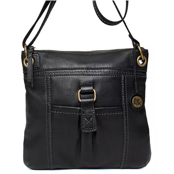 The Sak Bags The Sak Kendra Crossbody Black Pebbled Leather